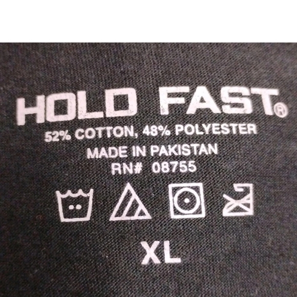 Hold Fast Faith Family Freedom Men’s XL Black Graphic 2 Side Tee Shirt CS Lewis - Picture 4 of 4